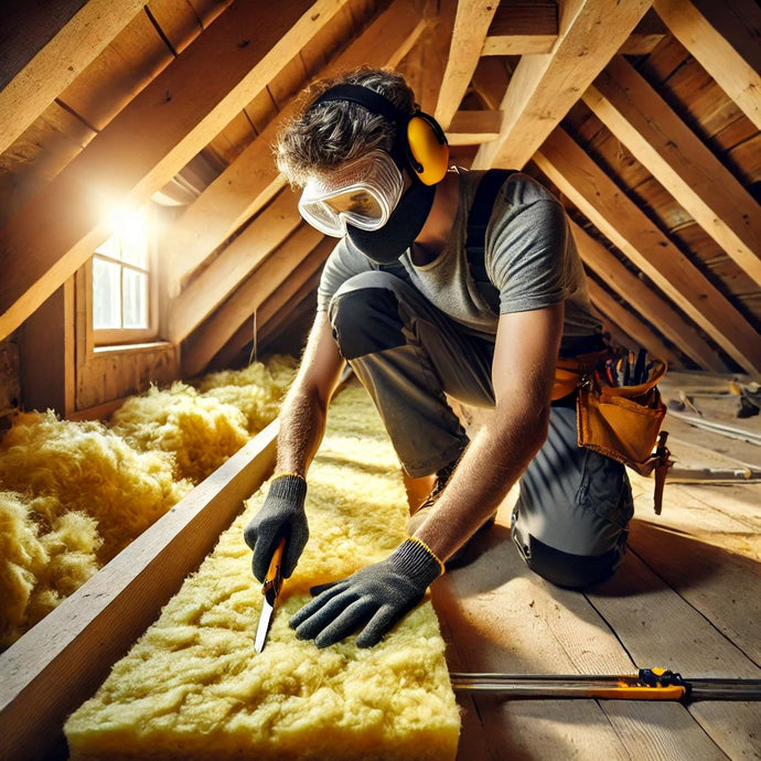 Insulating the attic floor