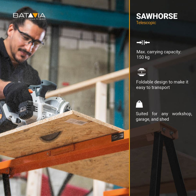 Load image into Gallery viewer, Telescopic Sawhorse
