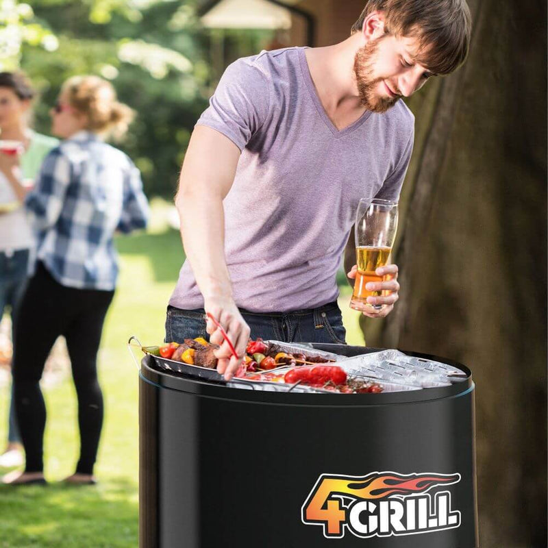 Carica immagine in Galleria Viewer, 4Grill | Barbecue 4 in 1 Barile d&#39;olio Barbecue
