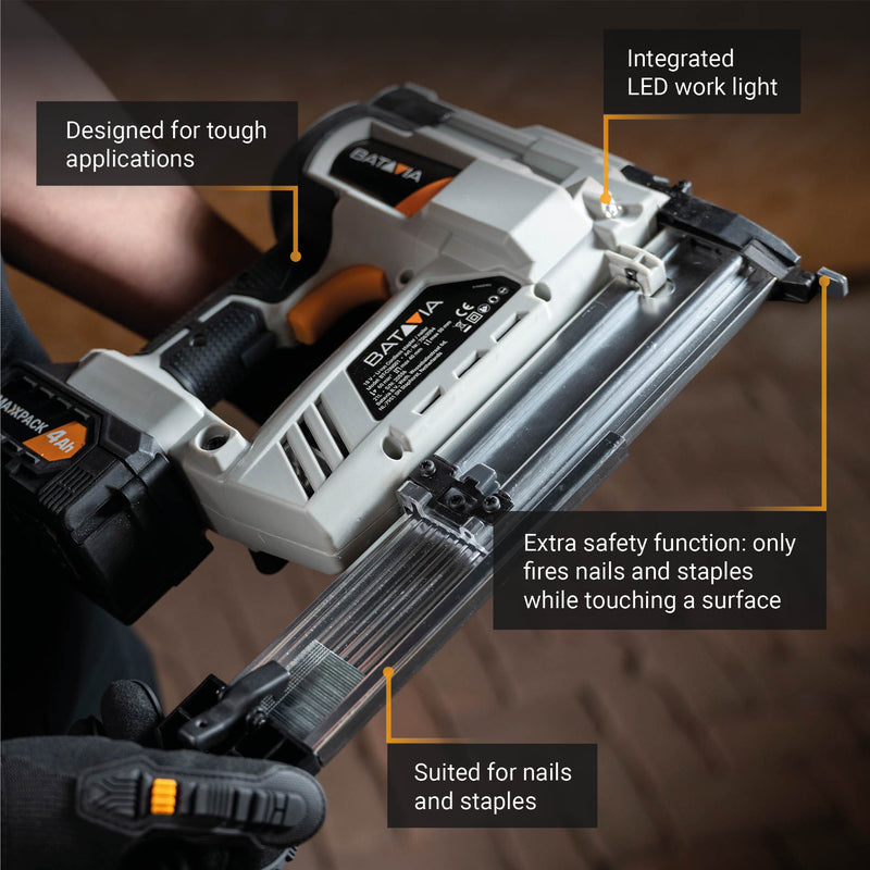 Load image into Gallery viewer, Cordless Tacker/Staple/Nail Gun 18V
