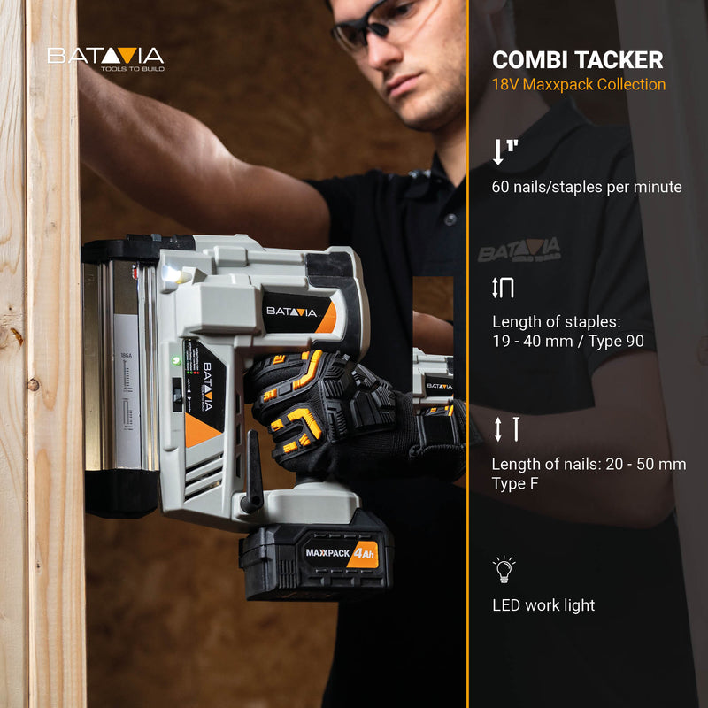 Load image into Gallery viewer, Cordless Tacker/Staple/Nail Gun 18V
