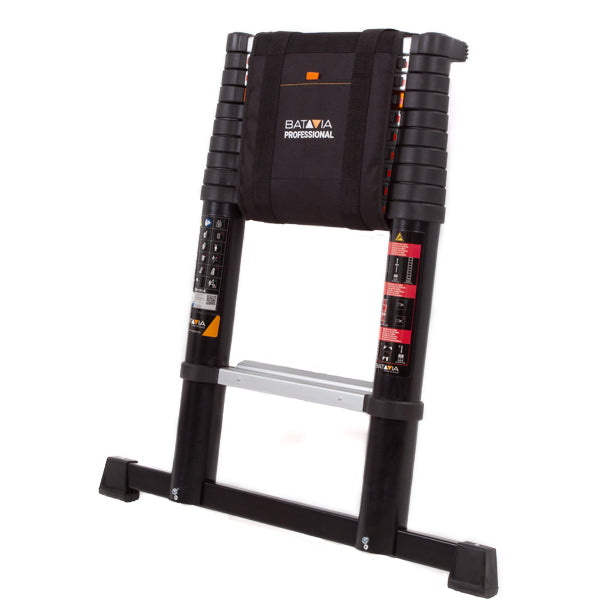 Laad de afbeelding in de Galerijviewer, Giraffe® Pro Professionele telescoopladder 3,27 m met hoekindicator, SoftClose &amp; Antislip
