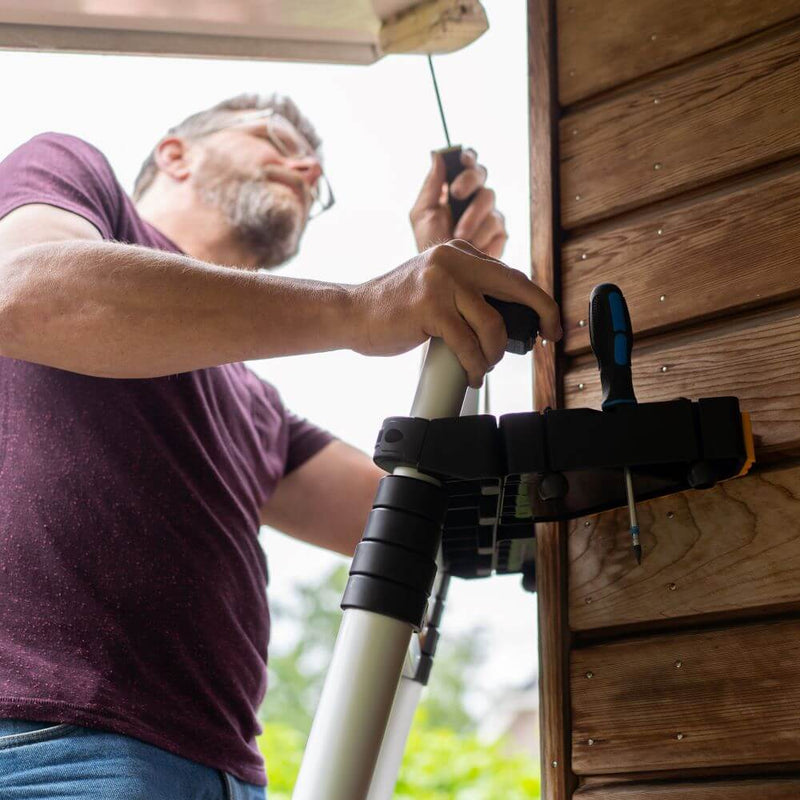 Load image into Gallery viewer, Stand-off &amp; Tooltray | Lämplig för teleskopiska stegar
