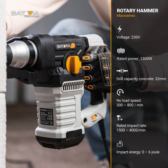 Hammer Drill 1500W SDS Plus