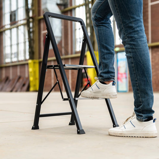 Escalera doméstica de 2 peldaños