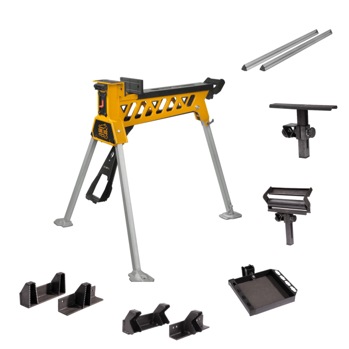 Load image into Gallery viewer, Croc Lock® Work &amp; Clamp Station/Workbench with all accessories
