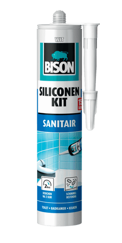 Uszczelniacz silikonowy Bison Biały kanister 310 ml