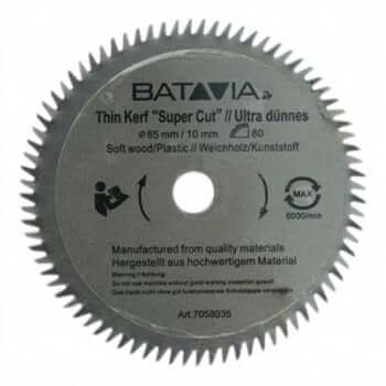 HSS saw blade Ø 85 mm. 80 Teeth - 2 pieces - MAXX SAW & XXL SPEED SAW