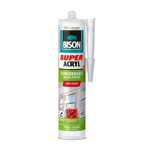 Bison Super Acrylic Painterskit Vit Kanister 300 ml